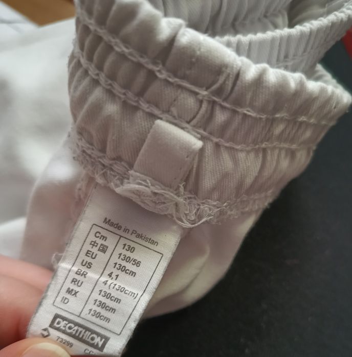 Kimono karate Decathlon 130 cm