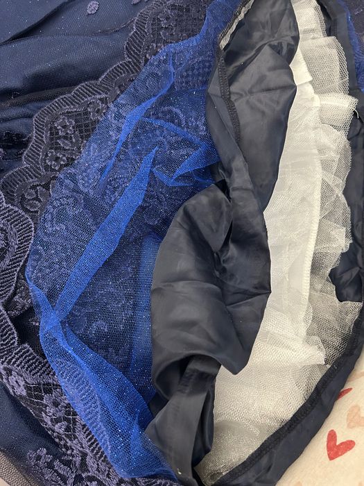 Платье женское синее