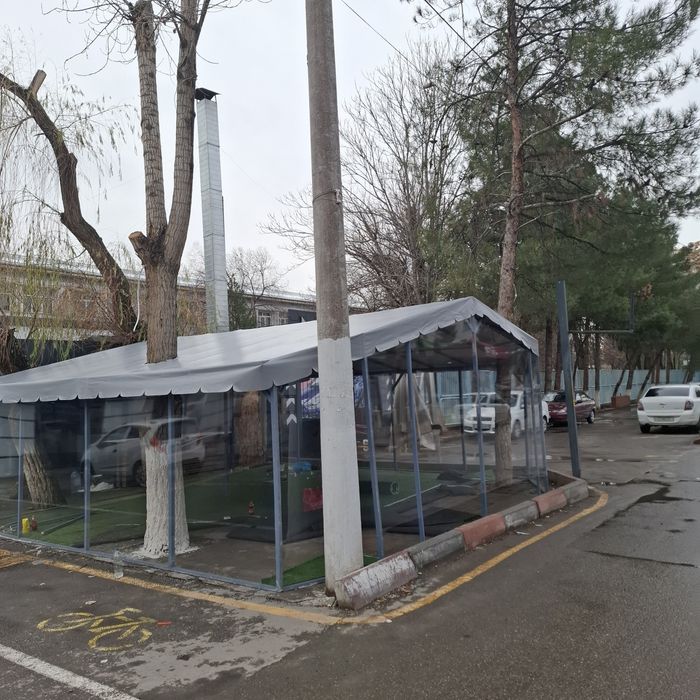 Banner, tent, basseyn ustanofka