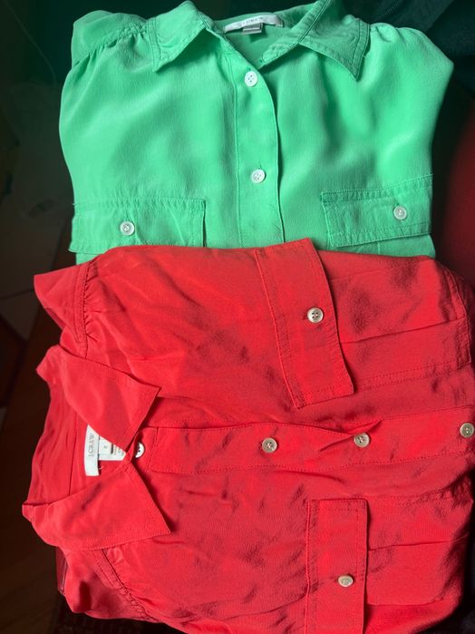 Дамски копринени ризи J Crew, размер М и L