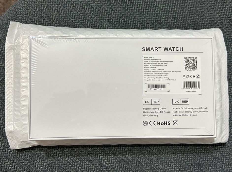 Ceas Smartwatch Kospet Tank T2 Silver - NOU/Sigilat