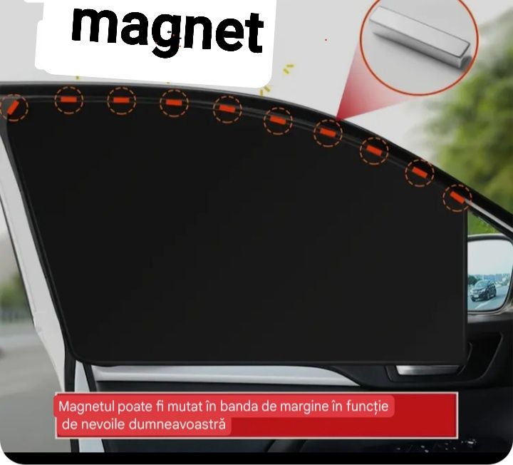 Set 4 perdelute pentru gemurile laterale