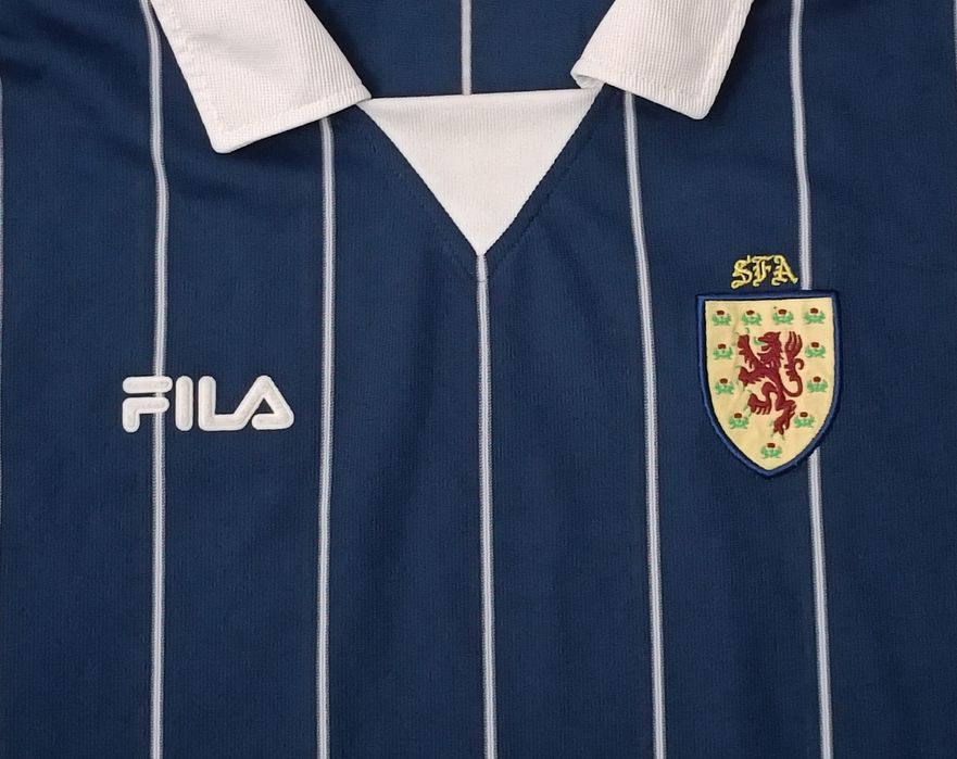 Fila Scotland 2002/03 Home Jersey оригинална тениска L Фила Шотландия фланелка