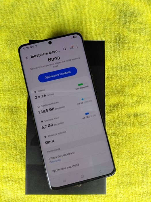 Vând/Schimb Samsung S21 Ultra 5g 256g ca Nou Dual Sim Fulbox Liber