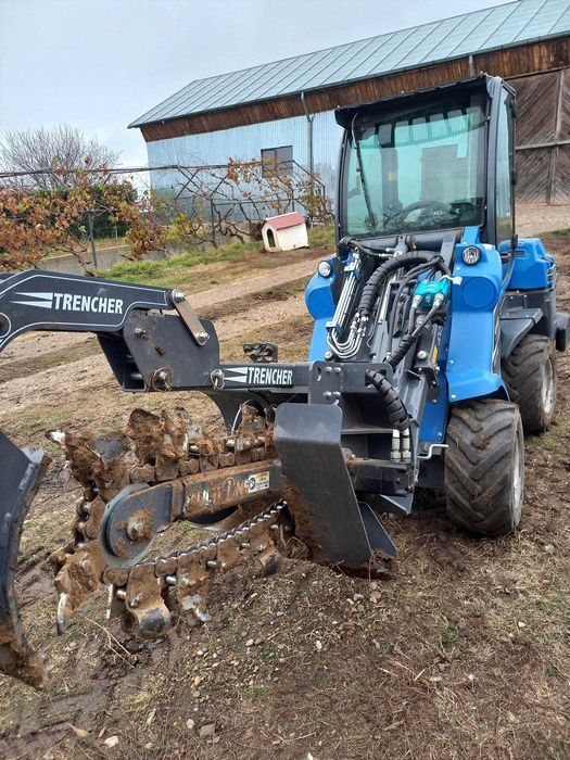 Sapator santuri cu trencher, cupa pentru pamant, sisteme de irigatie