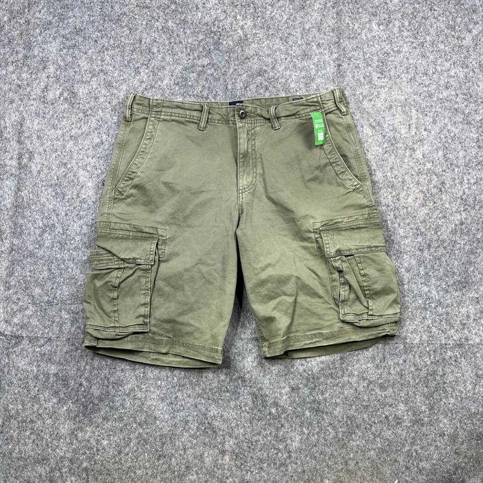 Шорты мужские Gap Chino Olive Green Cargo Shorts! Новые  бирками!