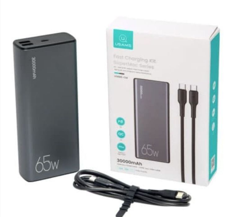 Повер банк 65 Watts 30000 mA USAMS 6 мес. гарантии Ташкент