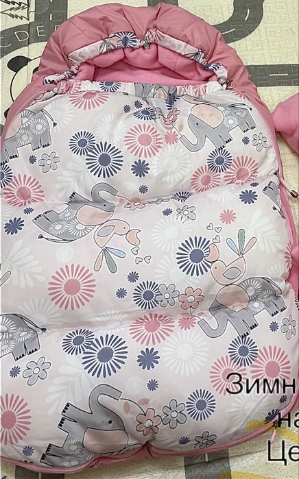 Продам детский зимний конверт для девочки