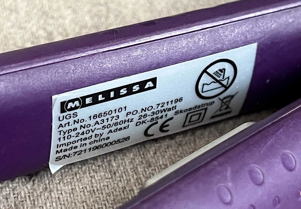 Placa de întins părul Melissa model A3173, 26 30W, funcțională