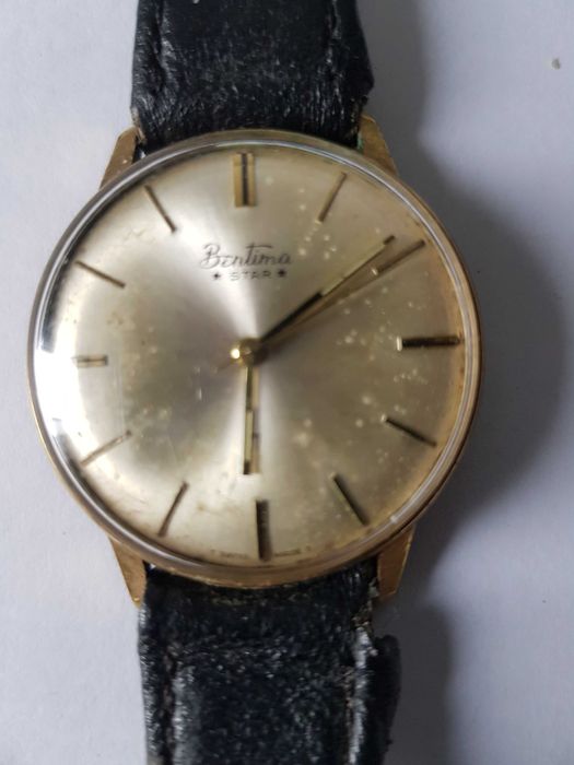 Ceas vintage Bentima Star (Swiss Made) – placat cu aur, anii '60-'70