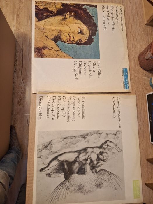 Vând 2 viniluri Ludwig van Beethoven