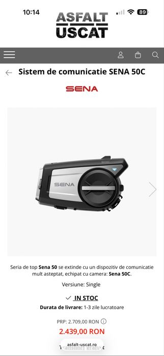 Sistem de comunicare Sena 50C