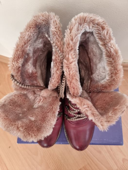 Дамси кожени боти, естествена кожа, 40 номер