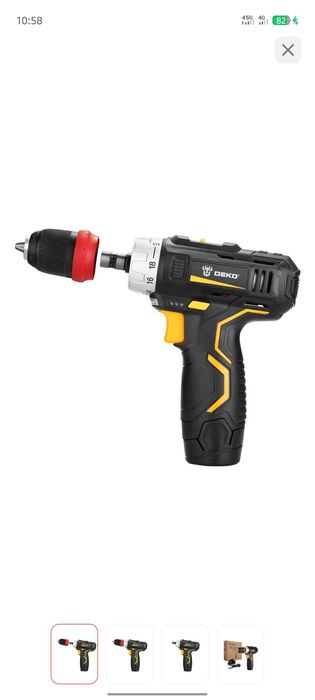 Продам шуруповерт Deko 12v