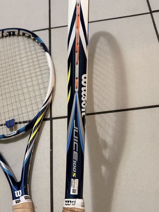 2 броя ракета за тенис Wilson Spineffect / Wilson Juice 100 UL