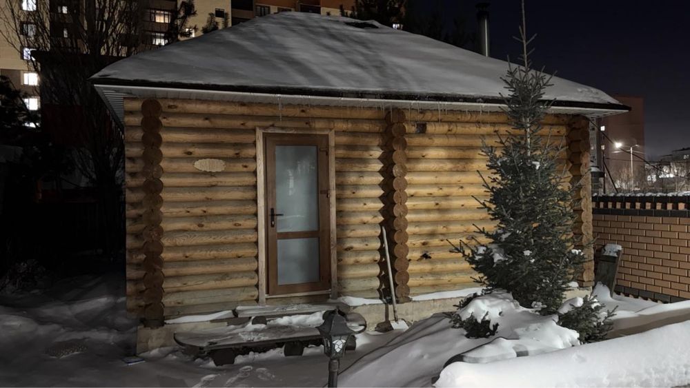 Баня со сруба 5*6 размером готовая