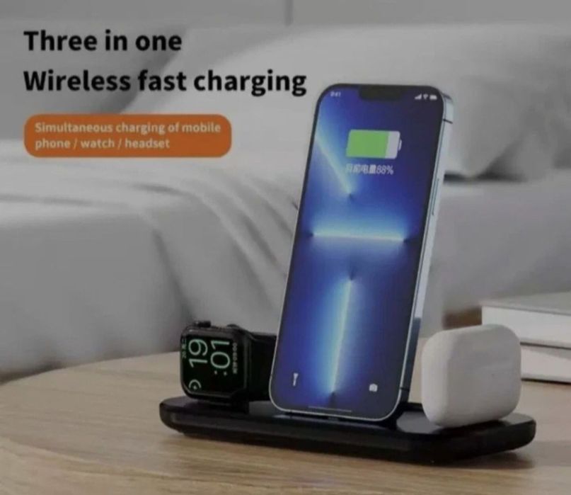 Incarcator Samsung wireless + incarcator 3 in 1
Incarcarea smartphone-