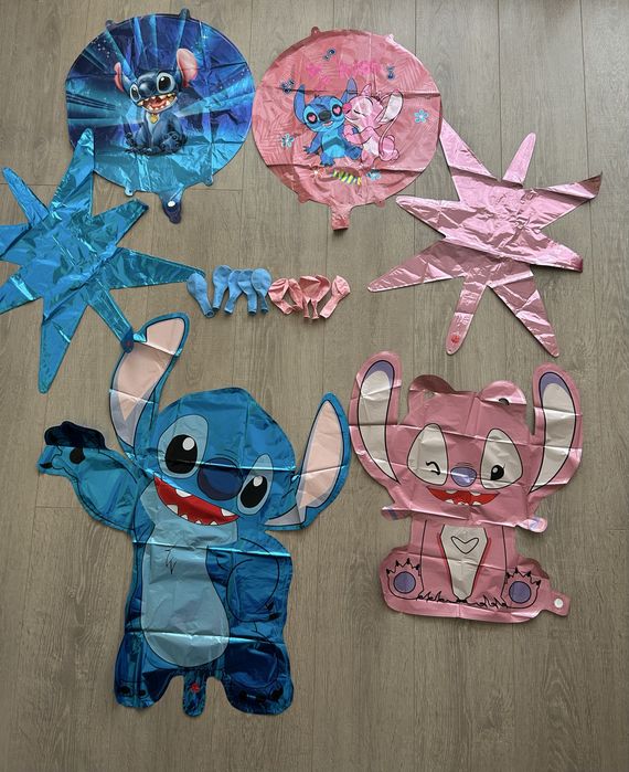 Set aniversar Stitch 4 modele+cadou breloc Stitch