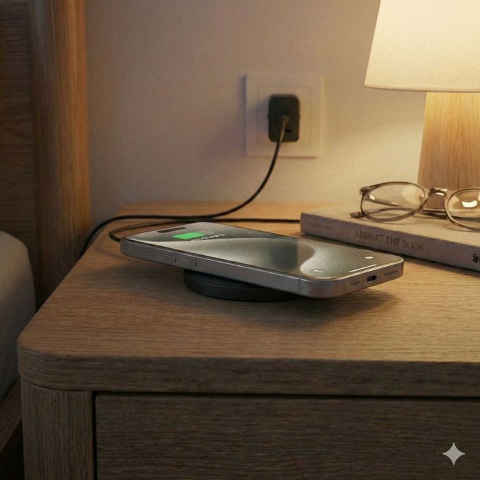 Încărcător Wireless Magnetic 2in1 Wyred by Monga USB-C & A Qi2 MagSafe