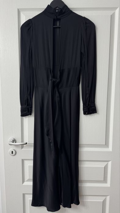 Rochie eleganta midi din matase, Framboise