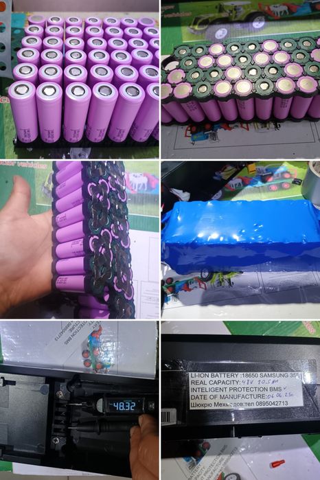 Ремонт, рециклиране и изработка на литиево йонни батерии