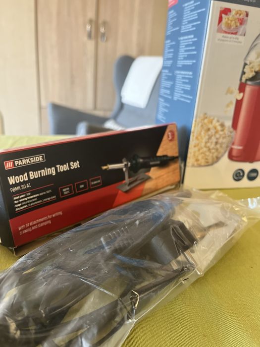 Silver Crestpopcorn maker/PARKSIDEwood burning tool set гр. Бургас