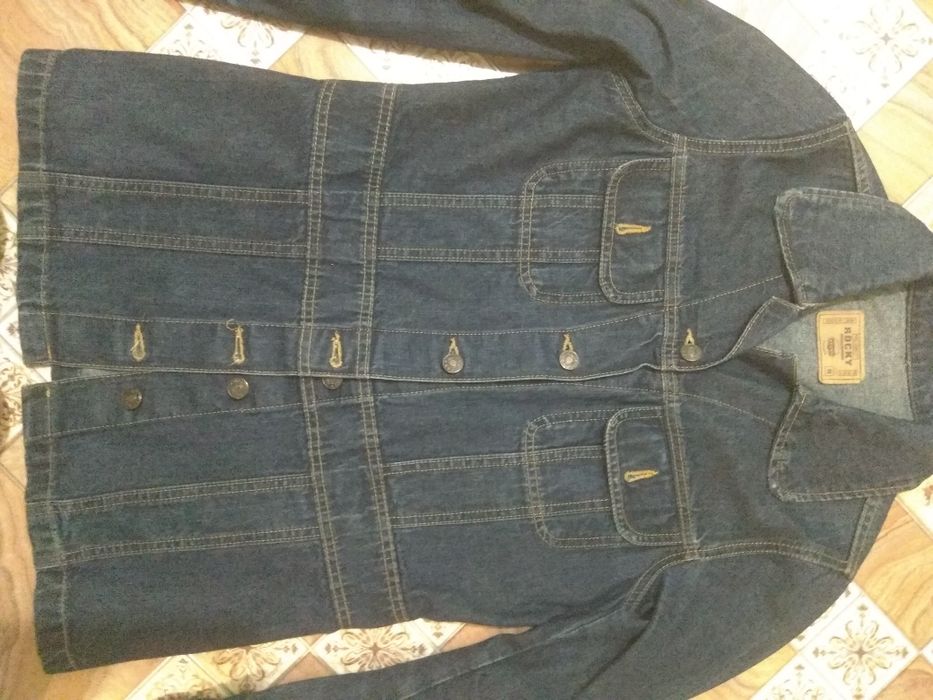 Пиджак джинсовый