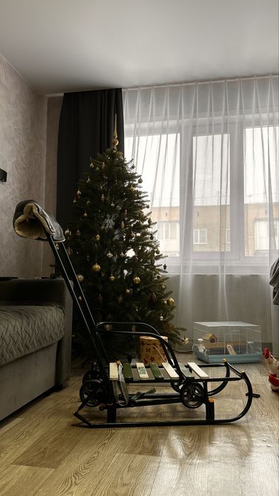 Детские санки с колесами