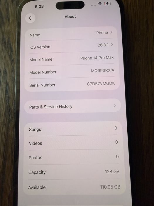 Iphone 14 pro Max 128GB  черен