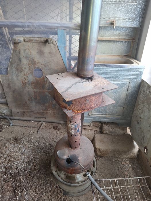 Печь на отработке