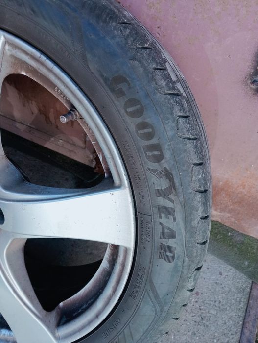 Jante aliaj pe R17 pt Ford_5 x 108, anvelope Goodyear DOT 2024