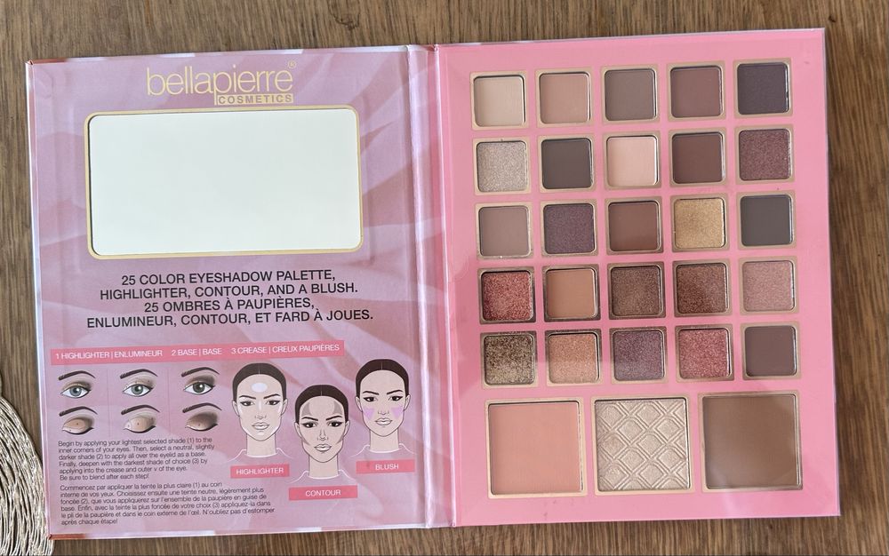 Палитра за лице eye and face BOOK SATIN ROSE