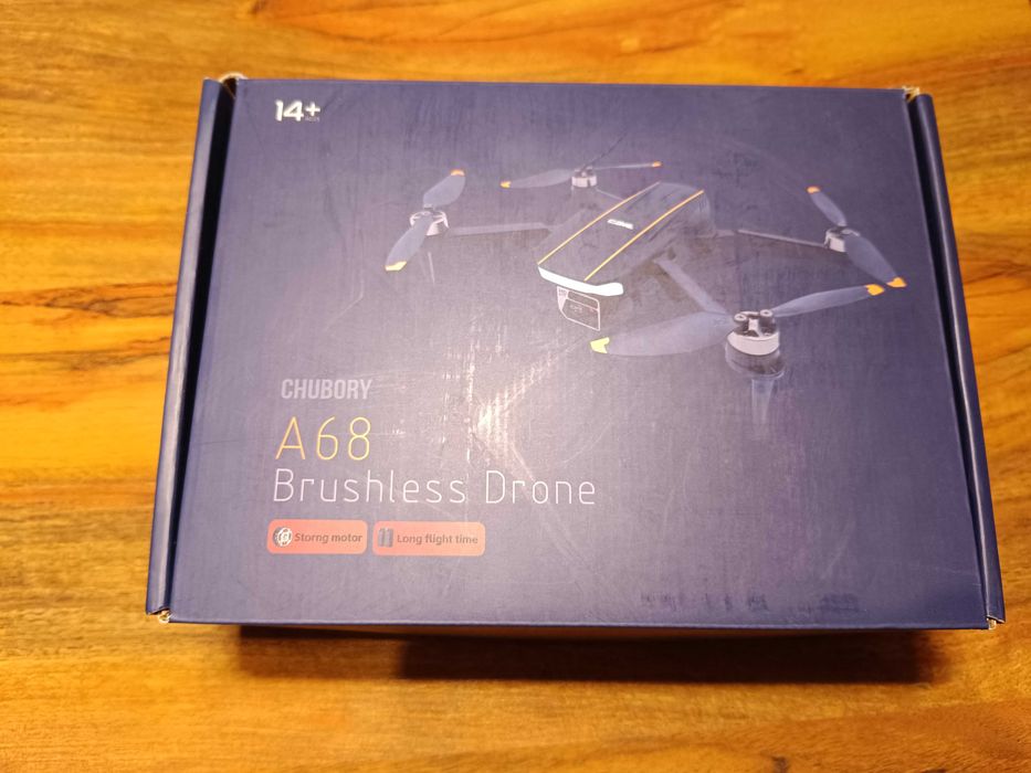 ЧИСТО НОВ издръжлив (36мин) безчетков дрон с 2K HD камера, CHUBORY A68