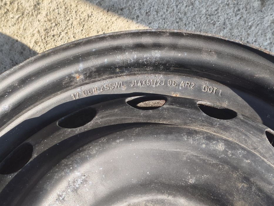 Jante tabla R14x51/2J 4 X 100