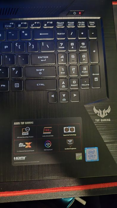 ASUS TUF Gaming FX705GM – 17.3″ 144Hz | i7-8750H | GTX 1060 6GB | 16GB