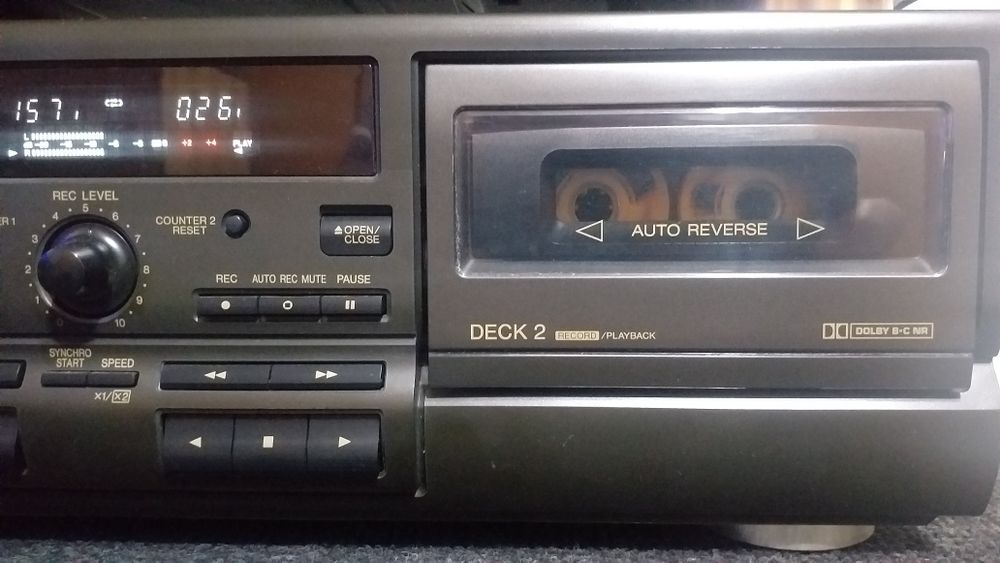 Technics deck RS-TR373 si cd SL-PG370A telecomanda