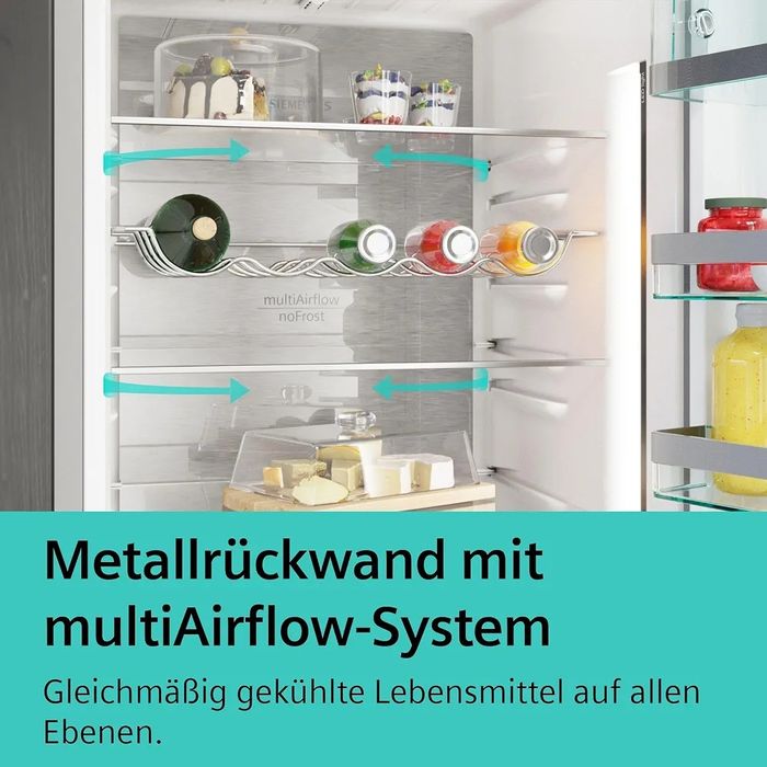 Нов инверторен смарт хладилник с фризер Siemens iq500 kg49naxcf Total No Frost 203×70 см