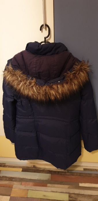 Зимно яке - тъмно синьо, размер S