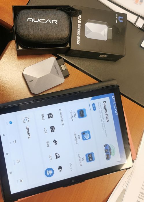 Tableta cu tester diagnoză  Mucar BT 200 MAX - produsele sunt noi