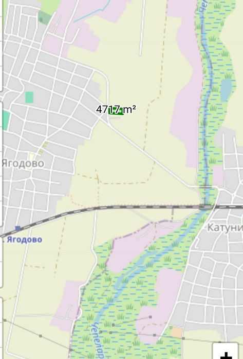 Продава се Парцел в с. Ягодово, Област Пловдив - 4715 кв.м за 56 €/кв.м - Снимка #1
