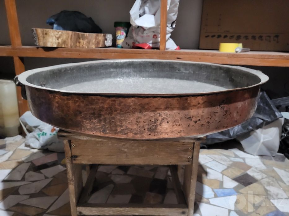 Старинный медный казан