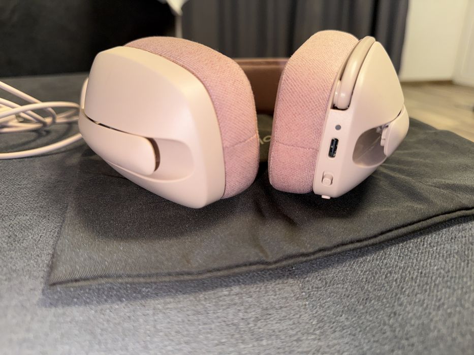 Casti Logitech Zone Vibe 100, USB + Bluetooth - Rose