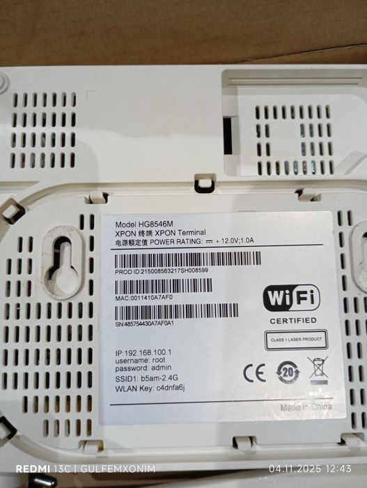 Wifi Router sotiladi