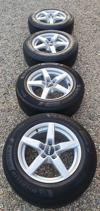 Jante aliaj  cu cauciucuri de iarna .215.65.16. .5x112.