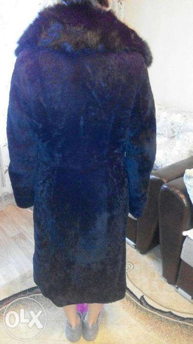 шуба мутоновая теплая