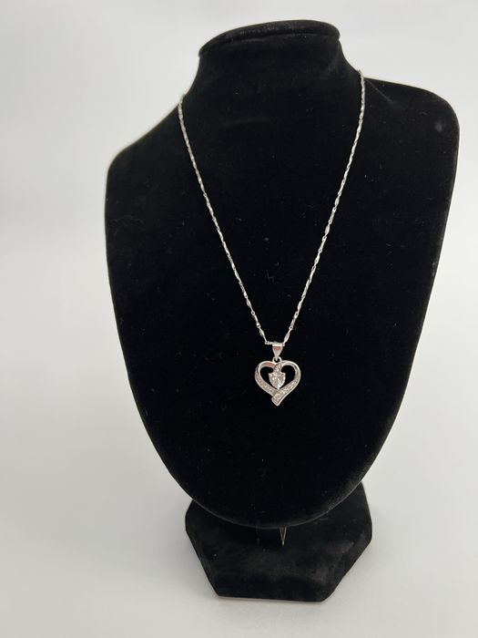 Сребърно Колие сърце Van Cleef & Arpels