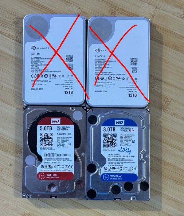 Hard WD 5tb - rosu  , WD 3tb - bleu