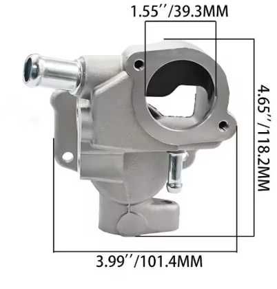 Алуминиев корпус термостат Chevrolet Aveo T200 T250 T255t Spark Matiz