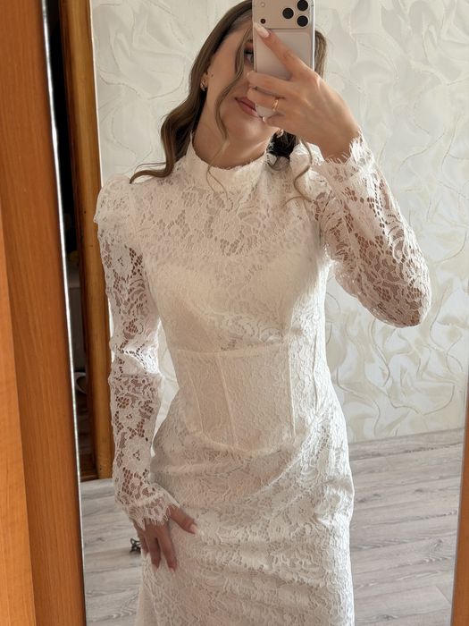 Продам белое платье