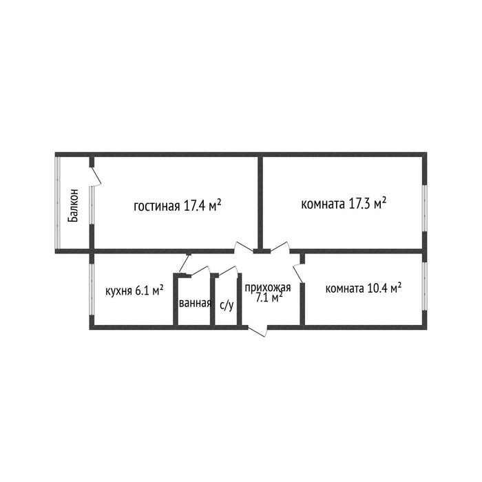 Продажа 3-комн. район КЖБИ